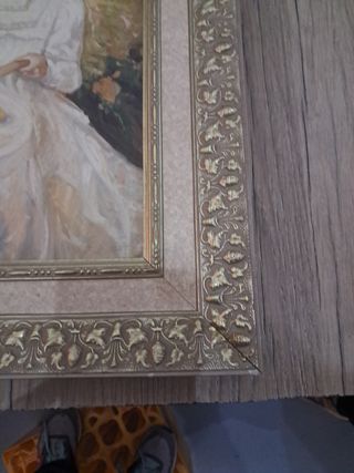 Cuadri mujer antigua