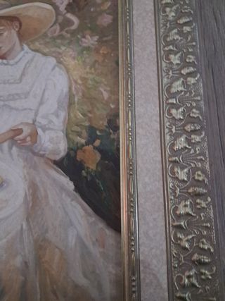 Cuadri mujer antigua