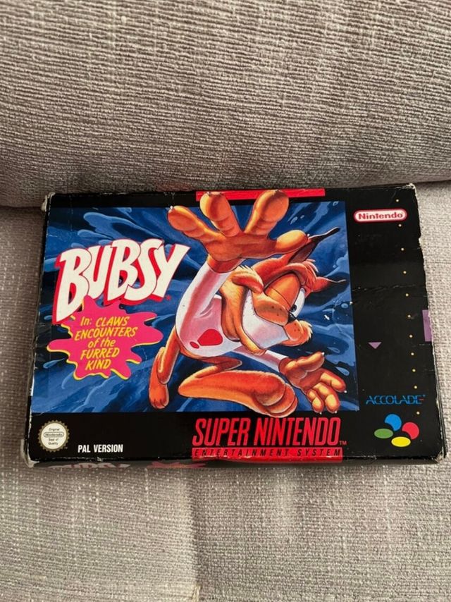 Bubsy Super Nintendo SNES