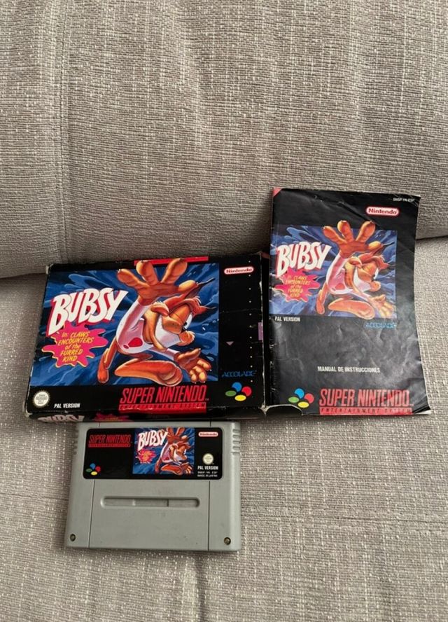 Bubsy Super Nintendo SNES