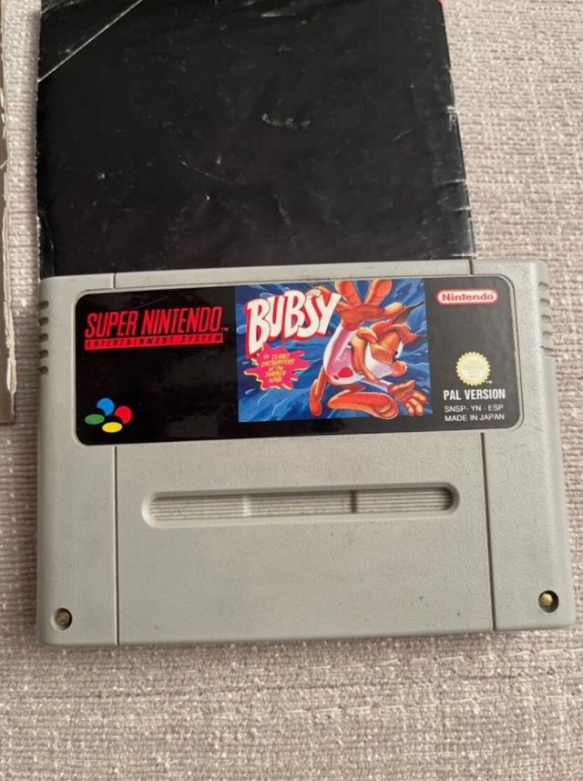 Bubsy Super Nintendo SNES