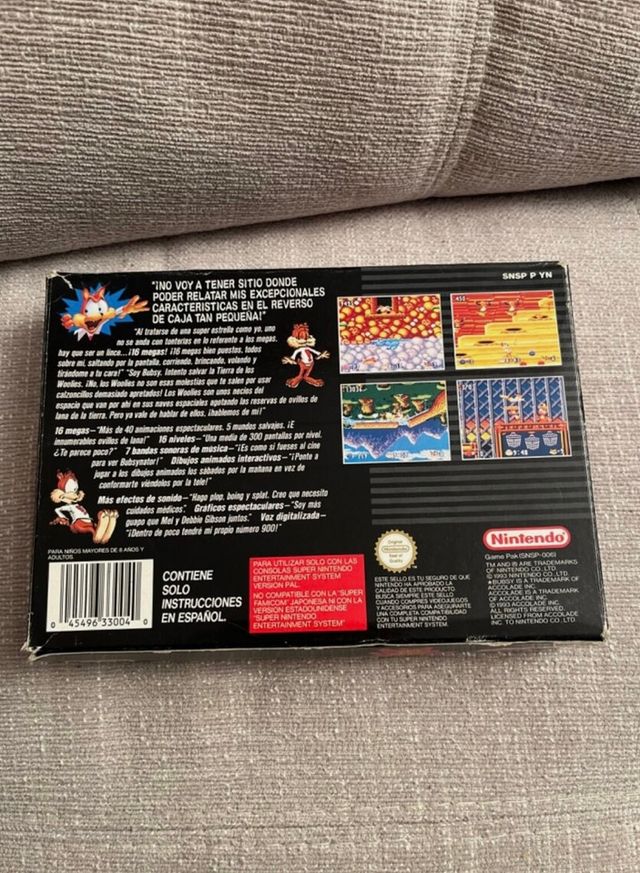 Bubsy Super Nintendo SNES