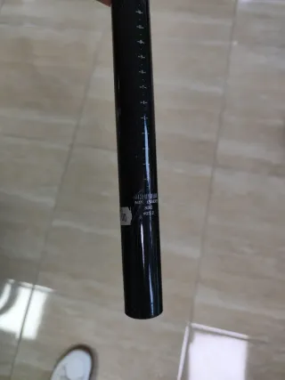 Tija de carbono y sillín 27'2