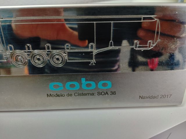 4 PLACAS - INOX - CISTERNAS COBO - COLECCIONISMO