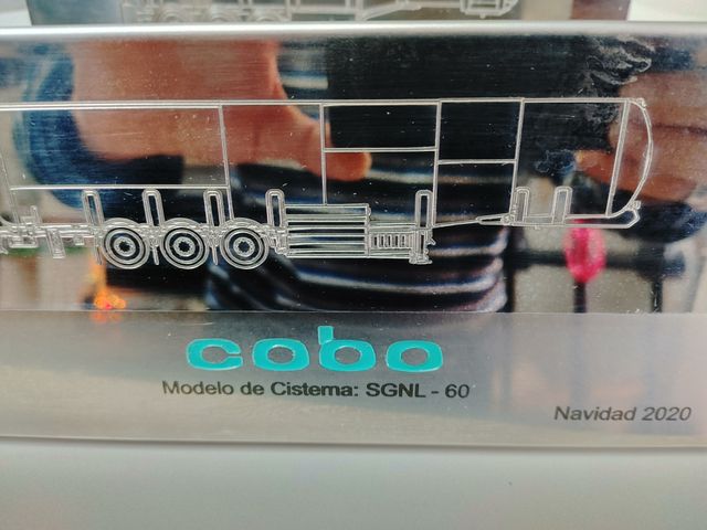 4 PLACAS - INOX - CISTERNAS COBO - COLECCIONISMO