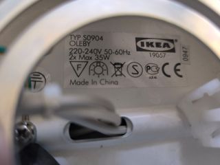 Plafón y Lámpara de techo IKEA