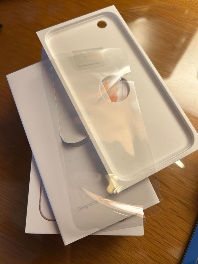 Caja original iPhone 6s Blanco/Rosa 64gb