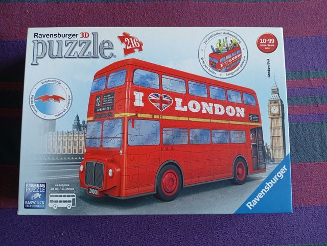 Puzzle 3D London Bus