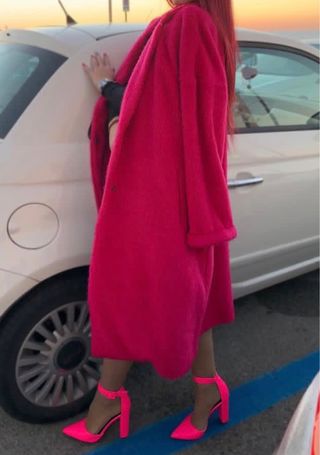 Cappotto fucsia Fiorella Rubino