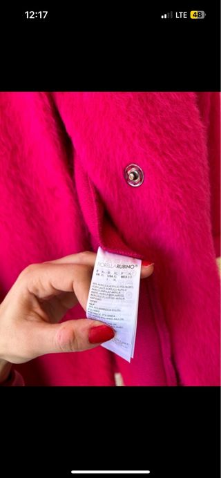 Cappotto fucsia Fiorella Rubino