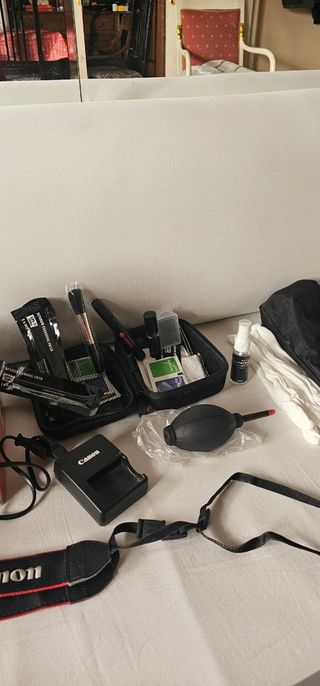 Pack cámara profesional canon