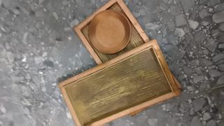 Caja-pitillera decorada