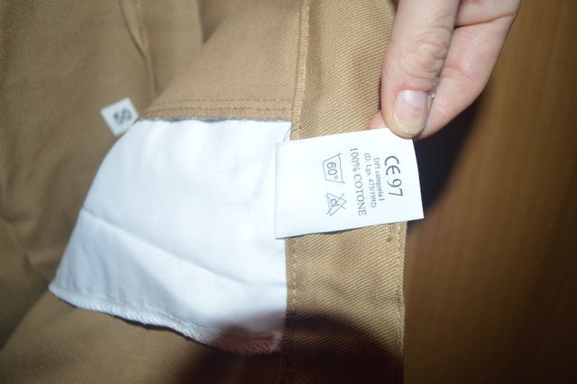 Pantaloni da lavoro color cachi