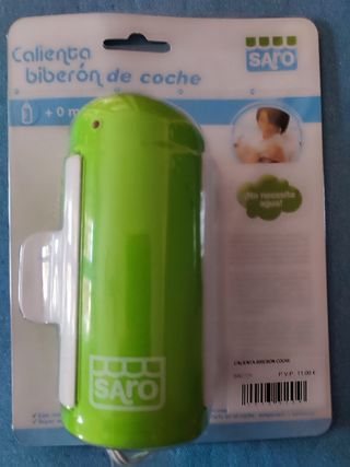 Calienta biberón/potito de coche marca Saro