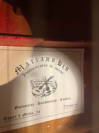 Guitarra española antigüa