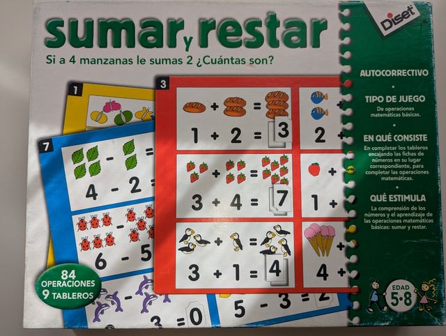 Sumar y restar diset