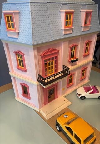 Casa Playmobil Rosa muñecas