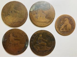 Monedas España 1870 gobierno provisional