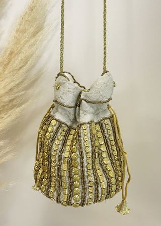 Bolso bombonera abalorios