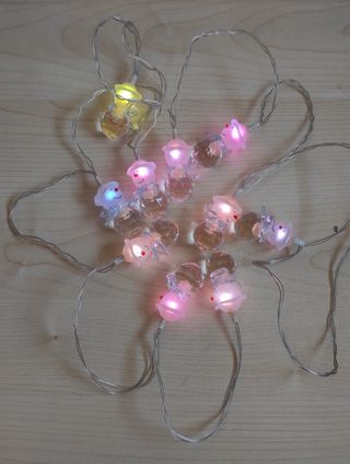 Luci di natale colorate, per uso interno