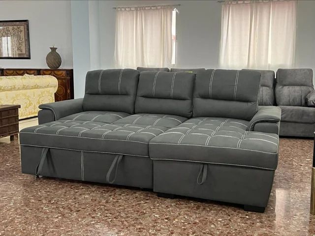 Sofá cama chaise longue con arcón NUEVO!!