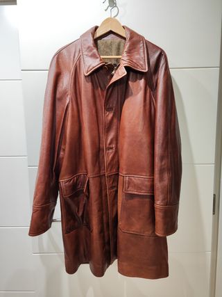 Gabardina 100% piel 