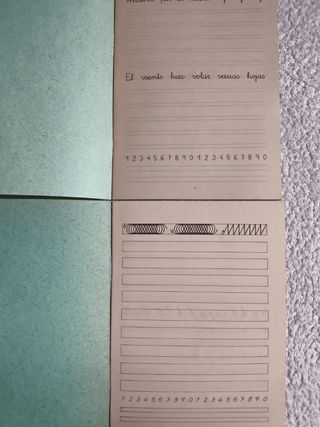 COLECCIONISMO CUADERNOS ESCRITURA "RUBIO" 1984