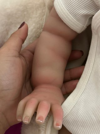 Bebé reborn de vinilo.