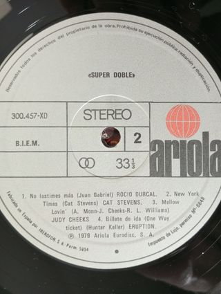 Super Doble LP Recopilatorio 1979