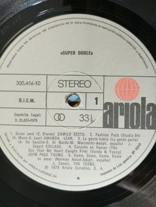Super Doble LP Recopilatorio 1979