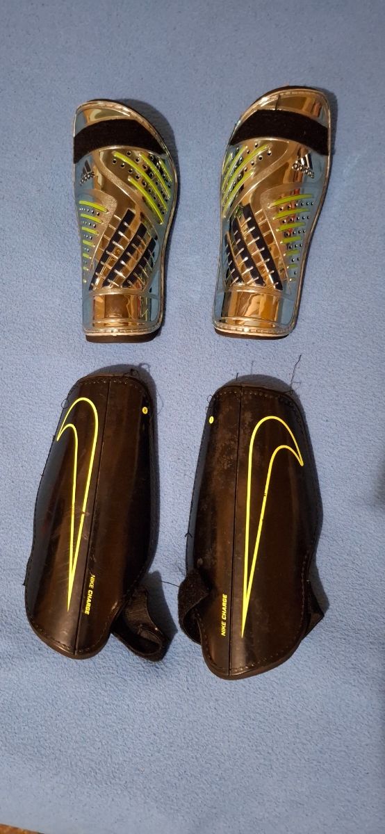 Espinilleras Nike y Adidas 