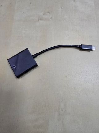 Adaptador USB C a VGA macho - Cable adaptador USB