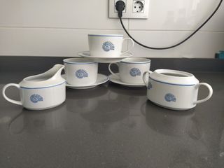 Conjunto tazas chocolate