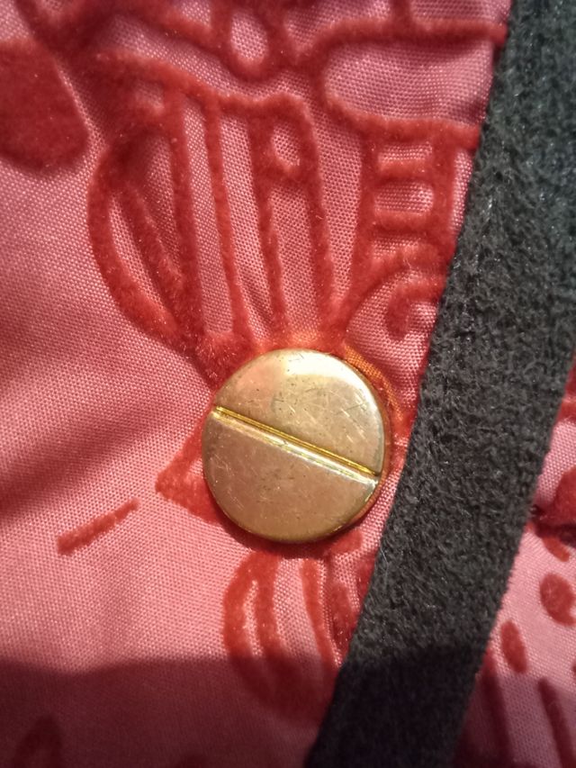 Abrigo Desigual mujer rojo