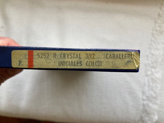 Estuche 3 pañuelos caballero Guasch con inicial P