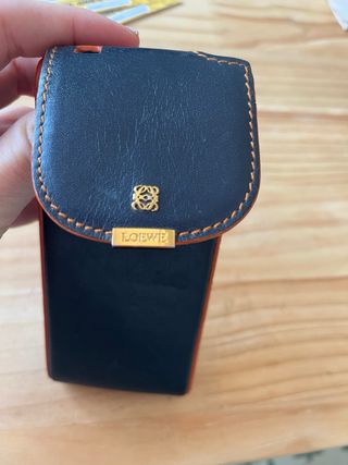 Funda vintage piel Loewe