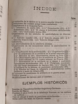 TÁCTICAS SOBRE LA GUERRA MUNDIAL TOLEDO AÑO 1918