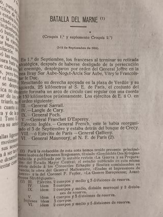 TÁCTICAS SOBRE LA GUERRA MUNDIAL TOLEDO AÑO 1918