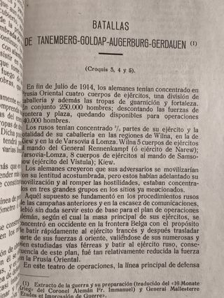 TÁCTICAS SOBRE LA GUERRA MUNDIAL TOLEDO AÑO 1918