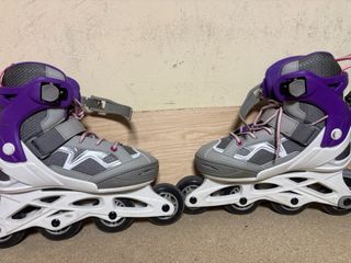 Patines linea niña/niño 35/38 casco y mochila