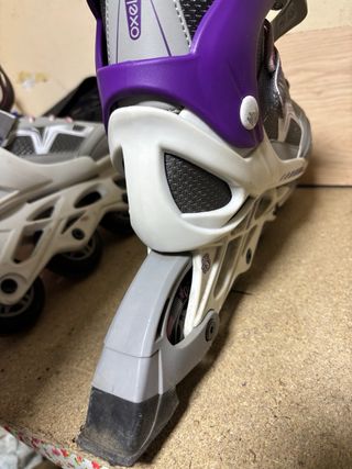Patines linea niña/niño 35/38 casco y mochila