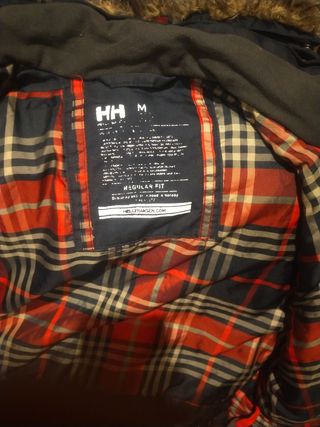 Parka Helli Hansen, talla M, azul .