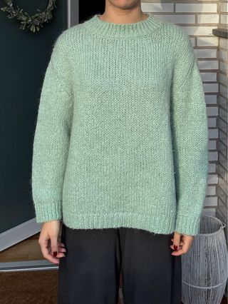 Jersey lana verde Zara