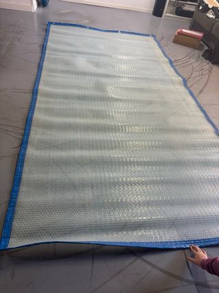 Lona plastico cubre piscina