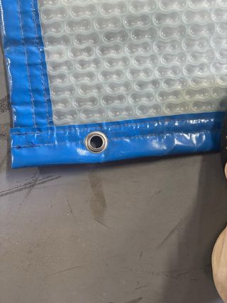 Lona plastico cubre piscina