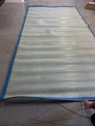 Lona plastico cubre piscina