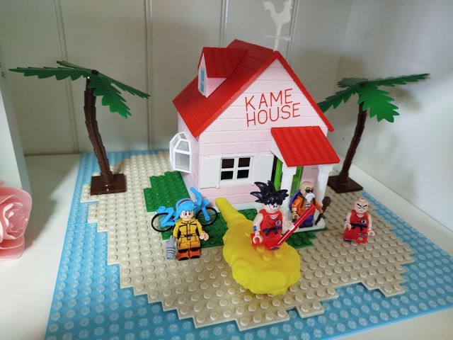 Dragon ball lego kamehouse minifiguras de segunda mano por 59,9