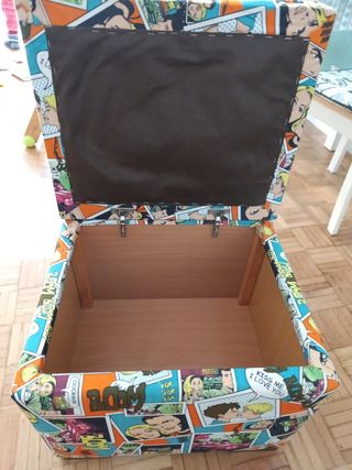 Puff almacenamiento Comic - diseño único