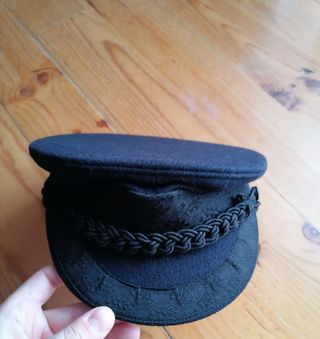 Gorra lana marinera cinta labrada