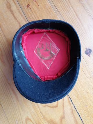 Gorra lana marinera cinta labrada